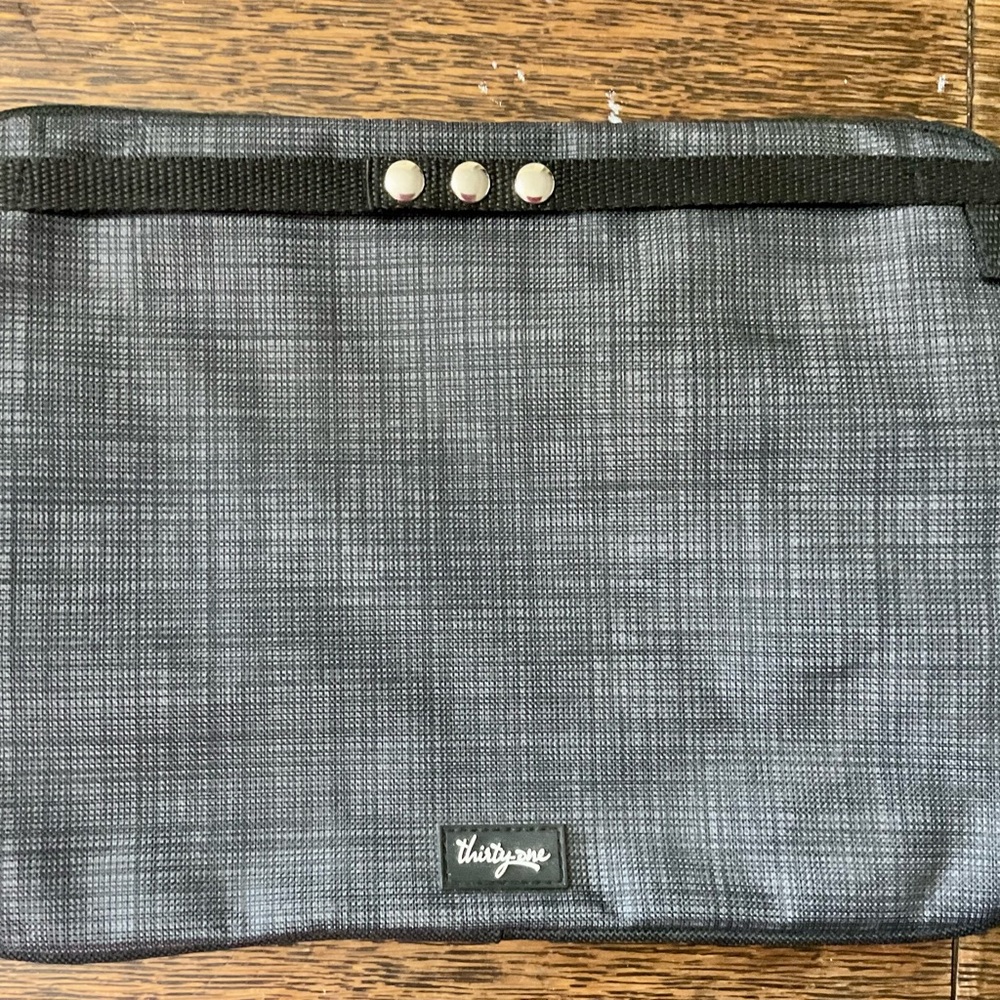 Thirty-One Black Pen or Makeup Pouch